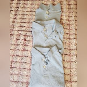 Set of 3 Baby blue polo shirt